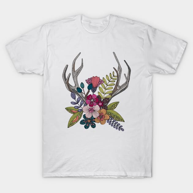Boho antlers T-Shirt by Valentina Harper